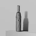 Premium gray fully automatic folding umbrella featuring reinforced structure and sleek design - Automatic Q Series (10-Rib Enlarged) / 105cm / Dark Gray
