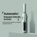 Fully automatic folding umbrella with an oversized canopy for sun and rain protection - Enlarged 10 Ribs / Mint Green