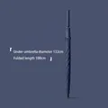 Parapluie robuste bleu marine à long manche, longueur 100 cm, diamètre de 132 cm - Série MaX / 130cm pour 3-4 Personnes / Bleu Marine