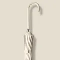 Elegant cream-colored long-handle automatic umbrella with 16 durable windproof ribs - 16-Rib Automatic Long Umbrella / Japanese Standard Style / Sycamore Beige