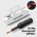 Reinforced 72-rib automatic umbrella with UPF50+ UV protection and windproof design - 12K 72-Rib Automatic / Sea Night Black