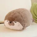 Peluche de nutria marina marrón suave y lindo, regalo perfecto para dormir y decorar camas - Nutria Marina en Postura Prona / Marrón / 40CM