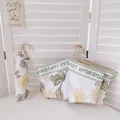 Parapluie pliant floral vintage avec poignée crochet dorée élégante et motif chrysanthème - Parapluie pliable en 3 / Fleur Dorée