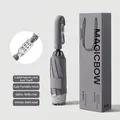 Grijze oversized automatische paraplu met cijferslot handvat en geschenkverpakking - 20 Baleinen (Automatisch Omgekeerd Reflecterend) / Spacegrijs