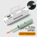 High-quality mint green 72-rib automatic folding umbrella with a stylish white gift box - 12K 72-Rib Automatic / Arctic Green