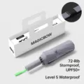 72-rib automatic umbrella in grey with matching portable gift box packaging. - 12K 72-Rib Automatic / Twilight Grey