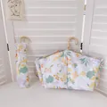 Parapluie floral vintage de style français avec poignée dorée pour protection UV - Style de Revêtement de Couleur à Crochet Doré / Parapluie pliable en 3 / Cent Fleurs