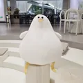 Adorable chubby white seagull plush toy stuffed bird pillow in minimalist cafe - White Fat Seagull / Small 26cm