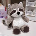 Adorable soft gray and white raccoon plush toy variant sitting in a nursery room decor - 25cm / Grey Raccoon