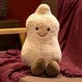 Peluche de cacahuete suave con una cara feliz en un ambiente hogareño cálido y acogedor - Cacahuete con Piernas / 35cm