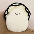 Coussin en peluche huître créatif avec visage souriant mignon oreiller décoratif doux - S / H 30cm L 25cm l 12cm / Style Sourire