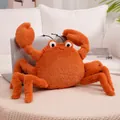 Gran peluche de cangrejo naranja suave almohada decorativa para la decoración del hogar - Cangrejo / 40 cm