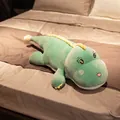 Morbido dinosauro verde peluche lungo cuscino giocattolo per dormire e arredamento - 60CM / Verde Classico