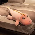 Adorabile cuscino di peluche a forma di dinosauro rosa lungo per dormire comodamente - 60CM / Rosa