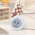 Cute blue plush water droplet keychain with smiling face for bag decoration accessory - Water Drop Pendant / 12*5*11cm