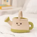 Cute plush watering can toy featuring a friendly smiley face and green corduroy accents. - Kettle / 21*13*16cm