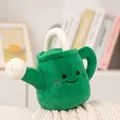 Cute green plush watering can toy with smiley face, soft nursery room gift decoration - Watering Can