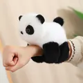 Adorable plush panda slap bracelet accessory for kids worn on the wrist as a gift. - Panda / 23cm