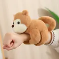 Cute soft plush lion animal slap bracelet for children, adorable wrist wrap toy - Monkey / 23cm