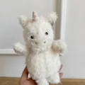 Licorne en peluche blanche douce et moelleuse, poupée animal rembourré pour enfants - Licorne Blanche