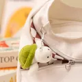 Schattige groen-witte pluchen schildpad sleutelhanger voor tassen en schooltassen - Schildpad Hanger