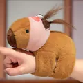 Cute brown capybara plush slap bracelet toy for children and animal lovers gift - New Capybara Style / 23cm