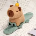 Adorable capybara and crocodile plush slap bracelet for kids zoo souvenir gifts - Fun Crocodile Capybara / 23cm
