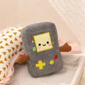 Adorable grey retro handheld game console plush toy doll with a cute smiling face - Grey Retro Handheld / Game Console