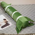 Green missile-shaped plush body pillow with white DF-61 lettering military design - DF-61 Style / 55cm
