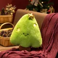 Süßes grünes Weihnachtsbaum-Plüschkissen mit goldenem Stern für die Feiertage - Weihnachtsbaum / 40CM