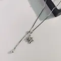 Minimalistische silberne Sternanhänger-Halskette mit verstellbarer Schlangenkette Design - Verstellbare Box-Kette / Feuerwerk