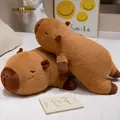 Adorable soft brown capybara plush pillow toy for sleeping and cozy bedroom decor - 60cm Without Inner Liner / Chubby Capybara