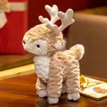 Niedliches Rentier Plüschtier mit gewelltem Fell für warme Weihnachtsdekoration im Haus - Mizi Rentier