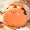 Cute orange tiger-shaped sherpa fleece plush pillow cushion soft home decor accessory - 42 cm / Tiger