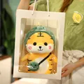 Morbido e adorabile peluche a forma di tigre in costume da dinosauro in sacchetto - Set Confezione Regalo (Dinosauro)