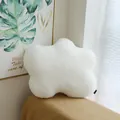 Coussin décoratif en peluche sherpa blanc en forme de nuage de style nordique pour le canapé - Nuage / 50x42CM / Blanc