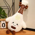 Cute cartoon lute instrument plush doll in creamy white and brown for music lovers - 36cm / Pipa Instrument