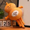 Cute orange gourd-shaped hulusi musical instrument plush toy with bamboo embroidery - 40CM / Hulusi