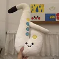 Cute cartoon saxophone plush toy instrument pillow in white with a friendly smiley face - 45cm / Saxophone (White)