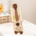 Adorable cartoon ukulele plush toy with a friendly smiley face for music enthusiasts. - 33cm / Ukulele