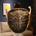 Large wearable turtle shell plush toy pillow costume for adults and children fun gift - 100cm / Gray Wearable Turtle Shell