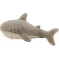Large soft grey great white shark plush toy with realistic gill and fin details for kids - 60CM / Grey Shark