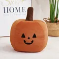 Soft orange Halloween pumpkin plush toy featuring a classic smiling jack-o-lantern face - 40CM / Halloween Pumpkin