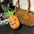 Simpatico peluche a forma di ananas con squittio, giocattolo durevole per animali - Stile Portachiavi / Ananas / 10-15cm