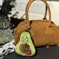 Simpatico peluche a forma di avocado verde per animali domestici con gancio - Stile Portachiavi / Avocado / 10-15cm