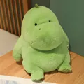 Cute chubby green dinosaur plush toy for children's comfort and soft plush gift. - Dinosaur