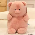 Lindo peluche de cerdo rosa suave y esponjoso, muñeco de animal variante SKU infantil - Cerdo Rosa Perezoso de Bobowa