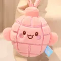 Kreativer süßer rosa Cartoon-Granaten-Plüschtier-Schlüsselanhänger für Rucksäcke - Rosa / 14cm (0.06kg)