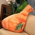 Large 3D realistic roasted chicken leg plush pillow for creative home decor and gifts - Fried Drumstick / 20cm