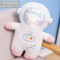 Morbido cuscino di peluche astronauta bianco con visiera iridescente, alto 50cm - Astronauta dell'Universo Shenzhou / 50cm